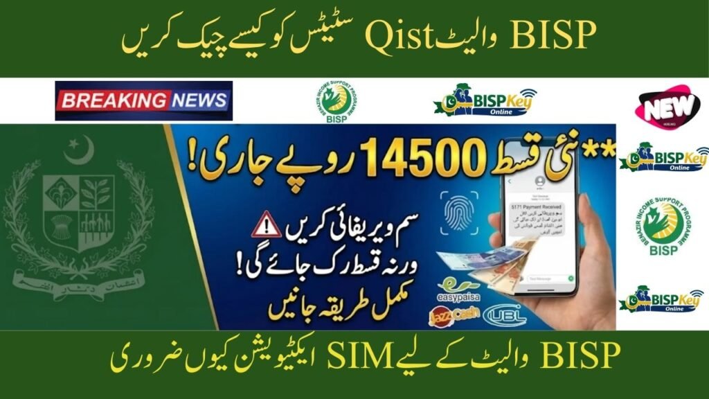 BISP 8171 Wallet SIM Activation 2026 – Complete Guide to Digital Wallet Setup, SIM Verification & Qist