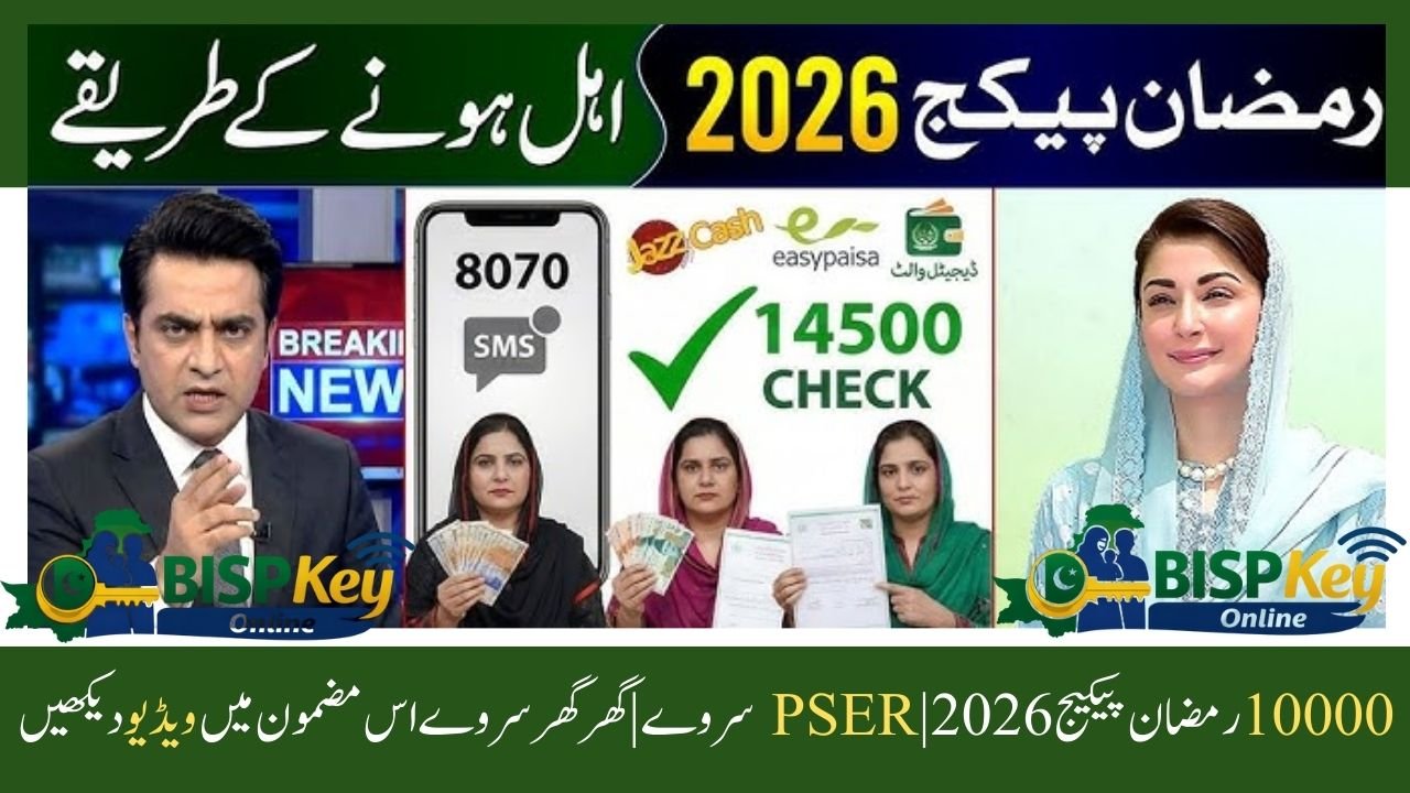 10000 Ramzan Package 2026 | PSER Survey | Ghar Ghar Survey | PM Ramzan Package | Maryam Nawaz Rashan